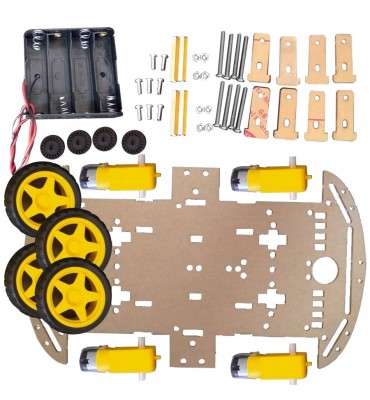 Kit Chasis, Motor, Ruedas y...