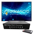 Video wall 2x2 AG-358: 4 salidas HDMI con control remoto