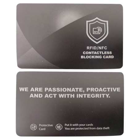Tarjeta bloqueadora RFID Nero para billetera