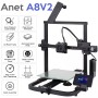 Impresora 3D Anet A8V2 FDM, 220x220x250mm