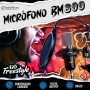 Micrófono BM800 con brazo tijera y fuente phantom