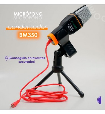 Microfono Pc Grabacion Para Computadora Cable Miniplug 3,5mm