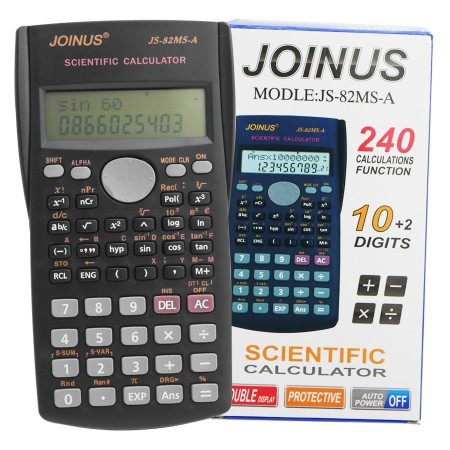 Calculadora científica JS82MSA con 240 funciones