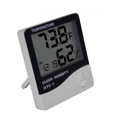 Medidor de pared para humedad y temperatura (higrotermómetro)