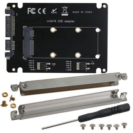 Adaptador SSD mSATA a SATA de 2.5 pulgadas