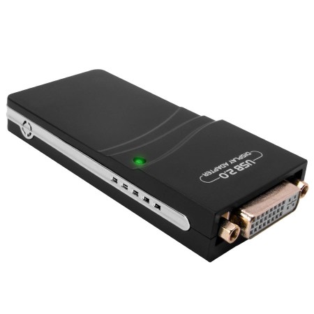 Conversor USB 2.0 a DVI, VGA y HDMI para PC y notebook
