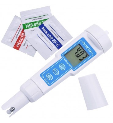 Medidor de pH y Temperatura...