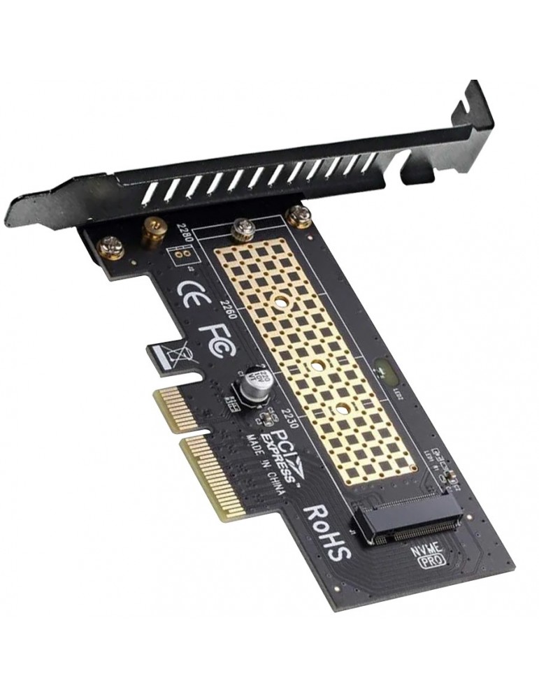 Adaptador para Disco Nvme Ssd M2 Key M a Pci-e 3.0 X4