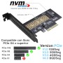 Adaptador SSD M.2 NVMe a PCIe 3.0 x4, hasta 4 GB/s