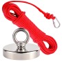 Kit de pesca magnética 60 mm, imán de 156 kg de fuerza