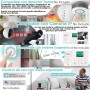 Sistema de alarma antirrobo para el hogar + accesorios