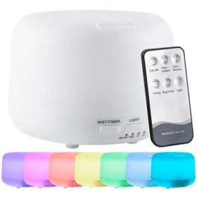 Humidificador difusor ultrasónico 500 ml con luz LED