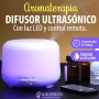 Humidificador difusor ultrasónico 500 ml con luz LED