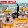 Imán de neodimio 48mm para pesca magnética, 88 kg