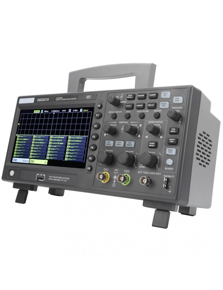 Hantek DSO2C10 Osciloscopio 2 Canales 100MHZ
