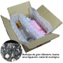 Papel burbuja sin inflar, 2 rollos x 500 m, diamante