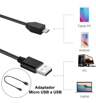 Boroscopio USB Semirrígido 5 mts 7mm