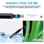 Boroscopio USB IP67, cable de 5 m, cámara 7mm