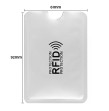 Estuche bloqueador RFID de cartón aluminizado