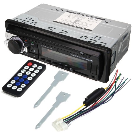 Estéreo para auto JSD-520: 60W, FM, Bluetooth y USB