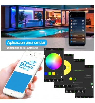 Controlador Tiras De Led Rgb Wifi App Celular