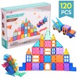 Bloques magnéticos de construcción +3 años, 120 piezas