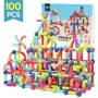 Barras magnéticas y esferas +3 años, 100 piezas