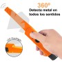 Detector de metales sumergible IP66, con manual