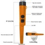 Detector de metales sumergible IP66, con manual