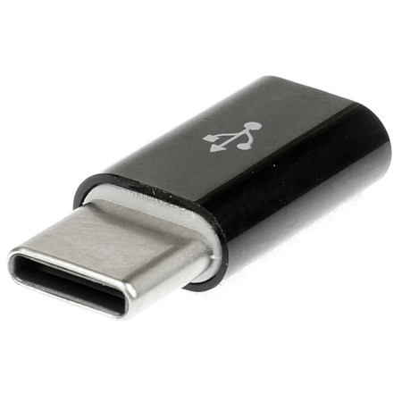 Adaptador Micro USB hembra a USB-C macho reversible