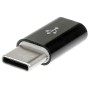 Adaptador Micro USB hembra a USB-C macho reversible