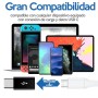 Adaptador Micro USB hembra a USB-C macho reversible