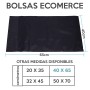 Bolsas negras para envíos e-commerce, 40x65 cm