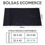 Bolsas negras para envíos e-commerce, 50x70 cm