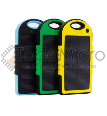 Cargador Solar Portátil iSun 5000 mAh - kaza by CDP