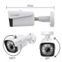 Cámara Bullet BNC T-CB1060MF-H24 6 LED IR