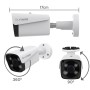 Cámara Bullet conenctor Ethernet 6Led IR inclinación para exterior