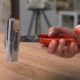 Pinza tensadora de tela, boca ancha ergonómica