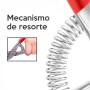 Pinza tensadora de tela, boca ancha ergonómica