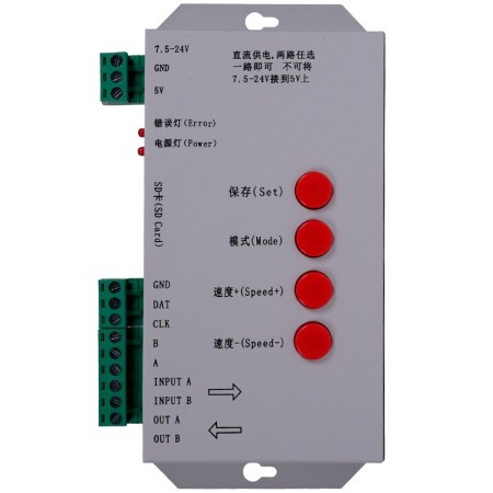 Controladora LED RGB T1000, hasta 2048 módulos