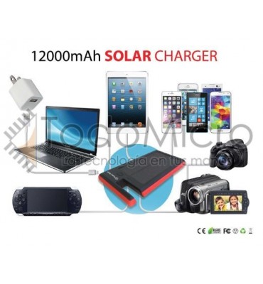 Cargador solar 12000mAH