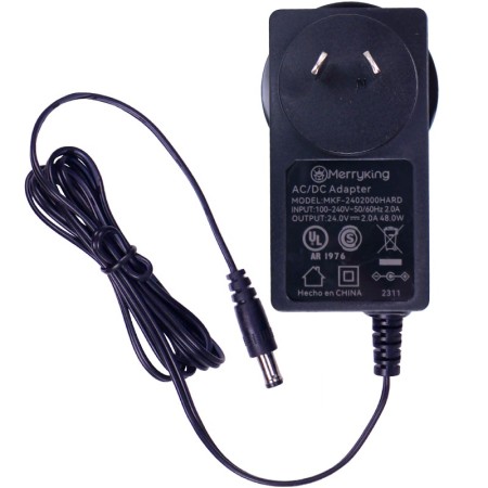 Fuente 24V 2A MKF-2402000HARD plug 5.5x2.1mm