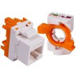 Roseta CAT6A RJ45 autocrimpeable, sin herramientas