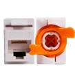 Roseta CAT6A RJ45 autocrimpeable, sin herramientas