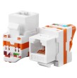 Roseta CAT6A RJ45 autocrimpeable, sin herramientas