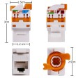 Roseta CAT6A RJ45 autocrimpeable, sin herramientas