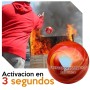 Extintor esfera matafuego 4 kg, activación en 3 segundos