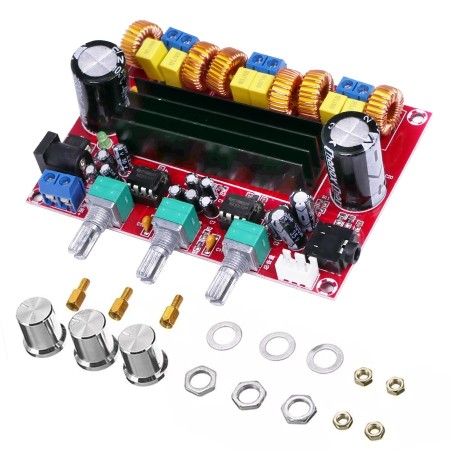Amplificador 2.1 TPA3116D2 con subwoofer de 100 W