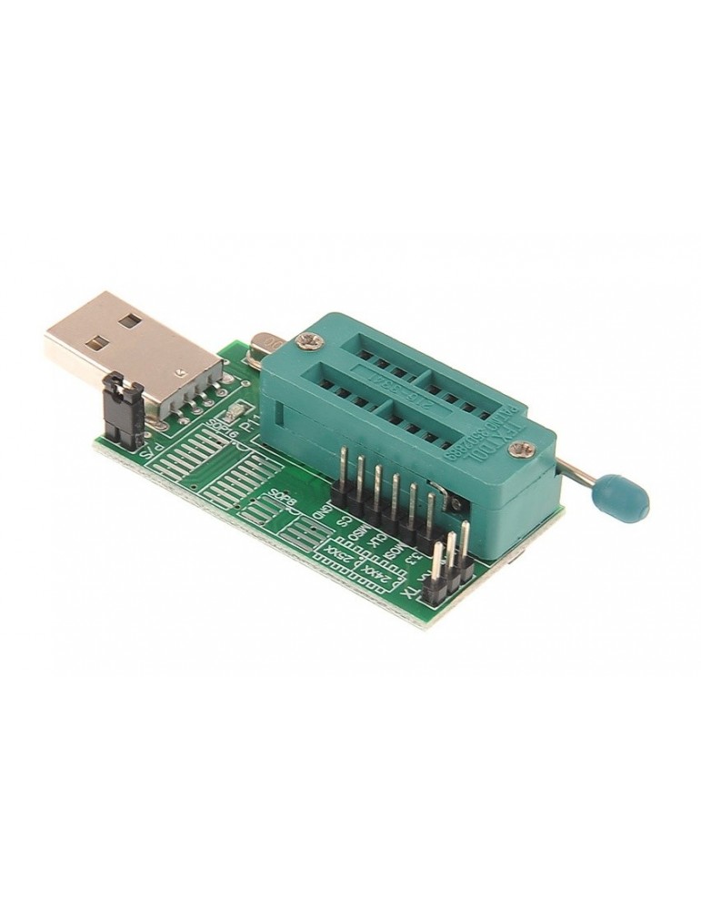 Combo Programador Usb Ch341a + Pinza + Cable + Adapt. Soic8 200mil