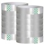 Combo 12 Cinta Adhesiva 24mm 50 metros reales 40 micrones
